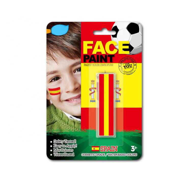 3-color flag face paint